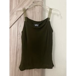X:S 2-piece olive top and pant set